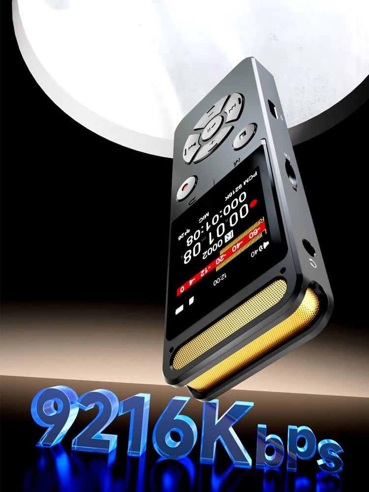Professional Voice Recorder Famue L17 - 9126KBPS PCM Hi-Res Audio, 32GB, for Interview Meeting Lecture Evidence Collection
