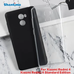 For Xiaomi Redmi 4 Gel Pudding Silicone Phone Protective Back Shell For Xiaomi Redmi 4 Standard Edition Soft TPU Case