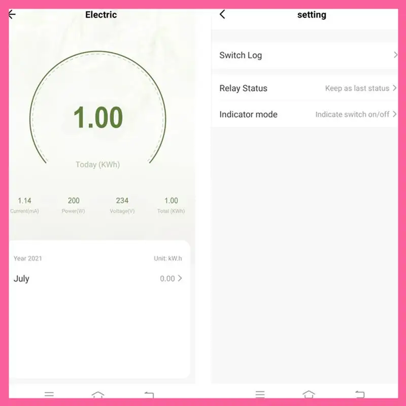 

ABNM Tuya Smart Life Zigbee Умный домашний переключатель Умный беспроводной переключатель с монитором энергии Поддержка таймера Приложение Дистанционное управление