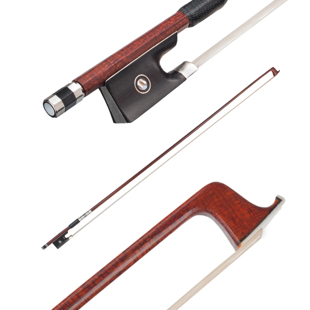 Picture 7: Fast Response Carbon Fiber Violin Bow 4/4 - Pernambuco Core Ebony Frog Paris Eye Silver Wire Wrapped