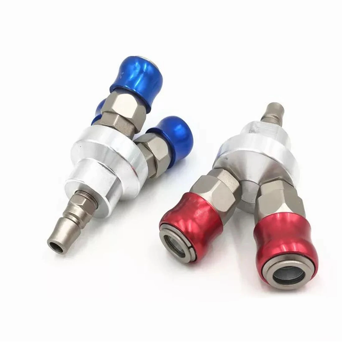 Self-locking quick connector connector trachea round 2 three-way 3 two-way male and female head air pump air compressor