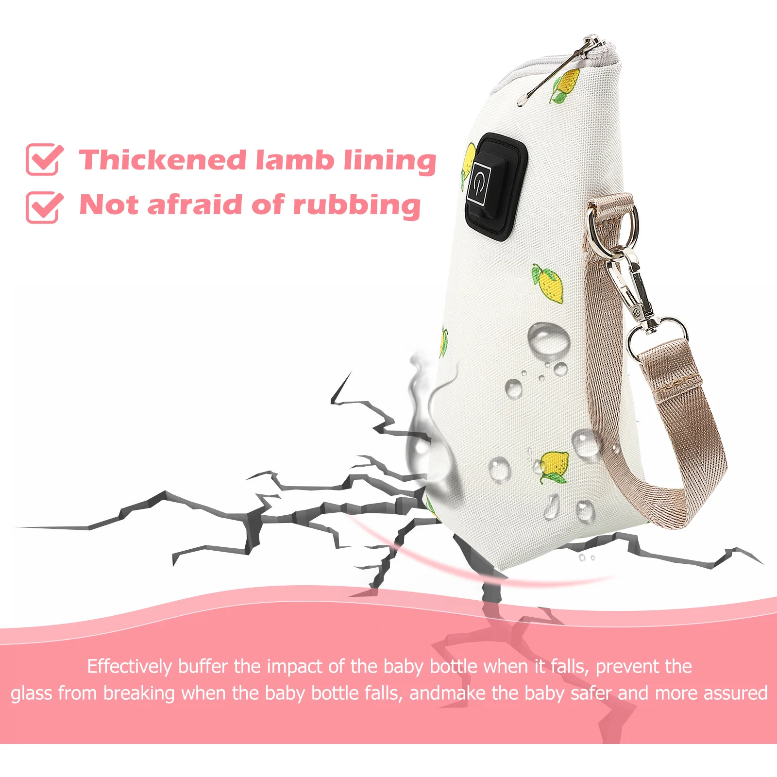 

1 комплект, чехол для подогрева бутылочек с молоком, 5 В, автомобильный зарядный нагревательный чехол для ночного кормления, изоляционная сумка, контроль температуры, быстрый и теплый