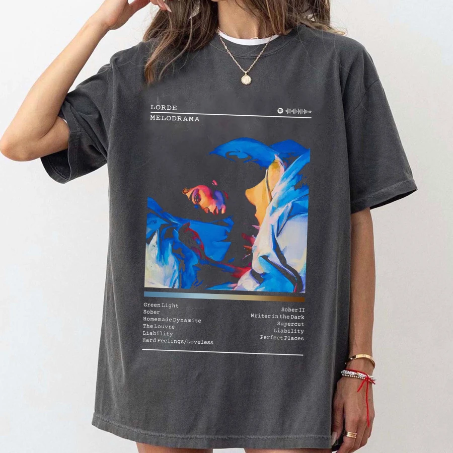 Lorde Ultrasound Tour T-Shirt, Lorde Tour Merch Lorde Melodrama Album Tee Woman and Man Unisex T-Shirt
