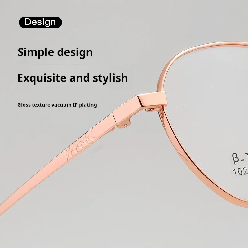 OLLYMURS, gafas Retro de aleación ovalada para mujer, tamaño pequeño, gafas graduadas ópticas ultraligeras a la moda para estudiantes, monturas para hombres 1022