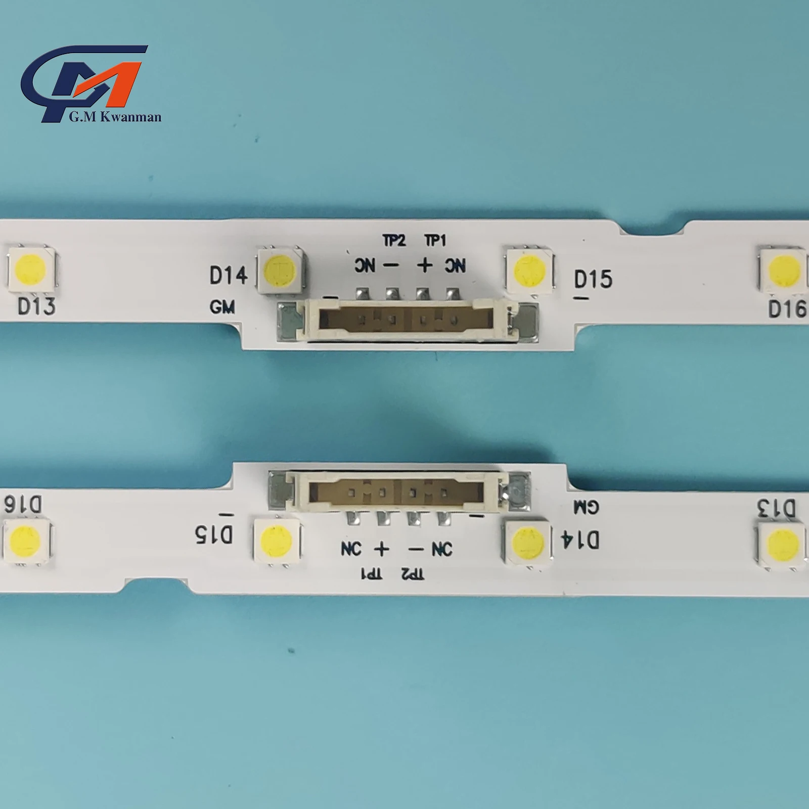 Imagem -04 - Tiras de Luz de Fundo Led para Samsung Aot 43 Nu7100 Ue43nu7100u Ue43nu7120u Ue43nu7170u Bn9645954a Ue43nu7100 28led Peças