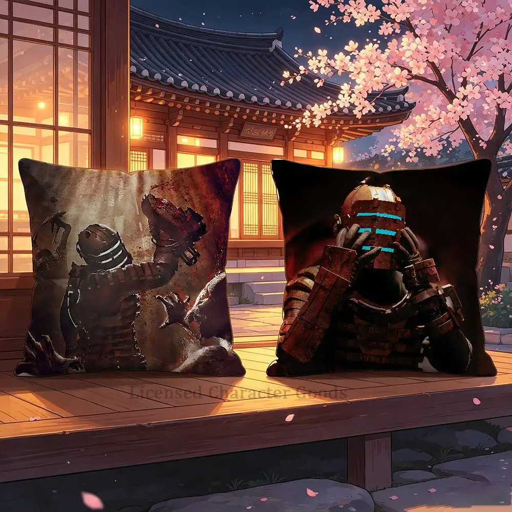 I-Isaac C-Clarke D-Dead S-Space 30x30 60x60 40x40 45x45 50x50 cm Pillow Case Holiday Print Cushion Cover Home Textile