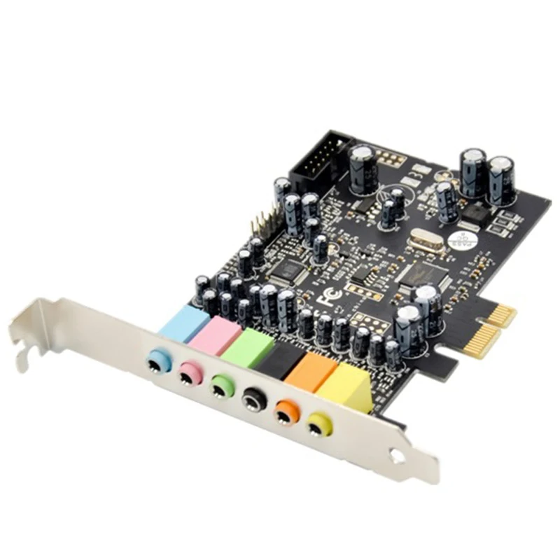 Top-Pcie 7.1CH Sound Card Stereo Surround Sound PCI-E Built-In 7.1 Channel Audio Audio System CM8828