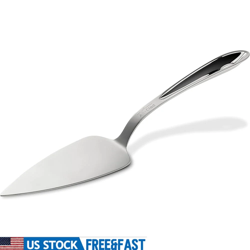 

Specialty Stainless Steel Pie Server Kitchen Tool Ergonomic Handle Dishwasher Safe 10 Inch Kitchen Gadget Slicing Serving Pies