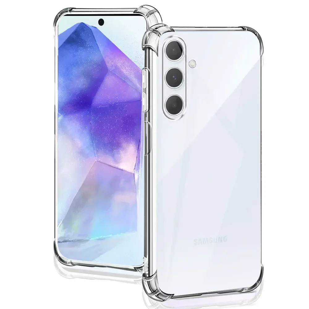 For Samsung Galaxy A14 4G 5G Case Soft Silicone Cover For Samsung A146B Clear Shockproof Phone Case Samsung A145F A146B Funda