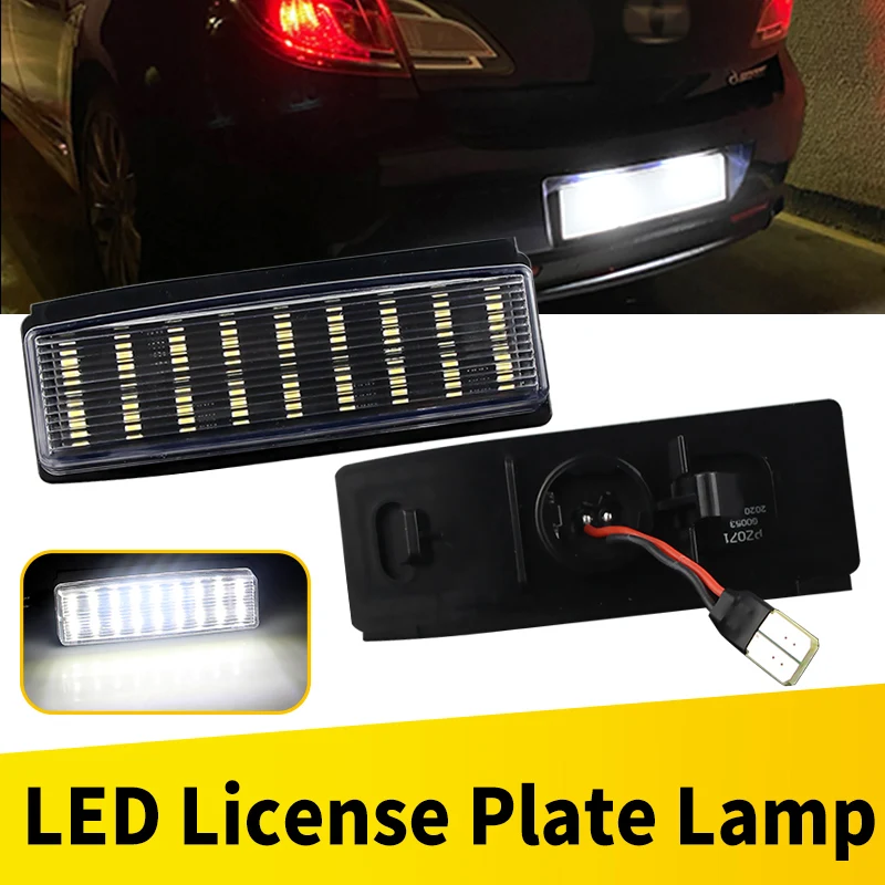 2 Stücke LED Anzahl Kennzeichenbeleuchtung Lampe für Mazda MX-5 Miata 2006-2015 für Fiat 124 Spider Abarth 2017-2019 Auto Zubehör