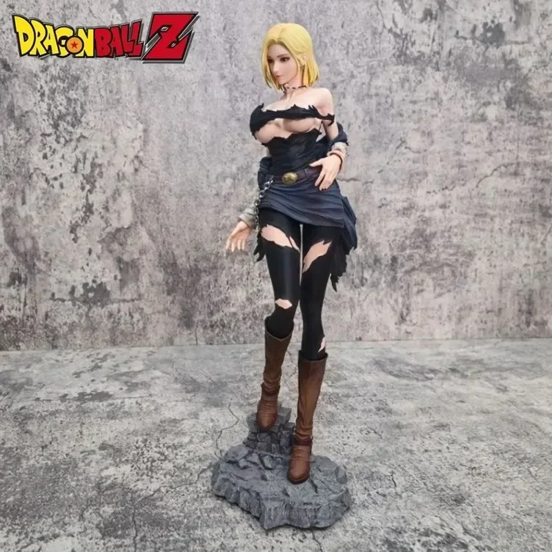 30cm Dragon Ball Z Figures Android 18 Anime Figure Doll Action Pvc Toys Collection Hero Belief X Hunter Fan Decor Children Gifts