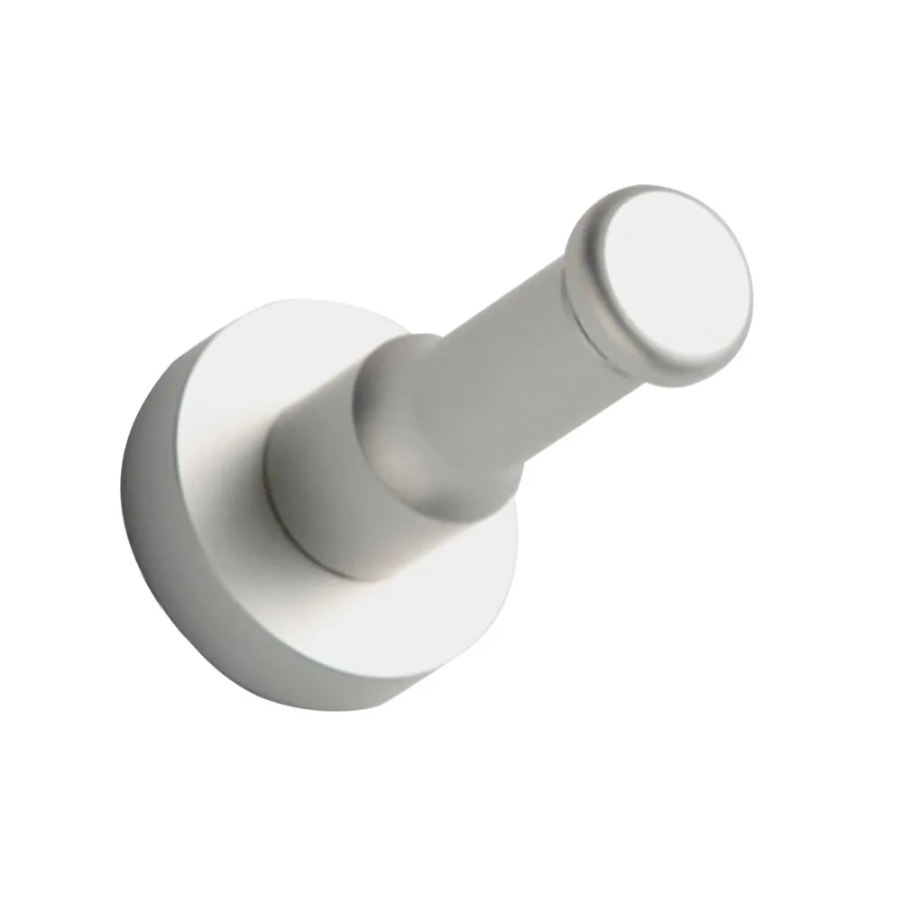 

Aluminum Hooks Wall Mount Hat Hanger Key Rack Bath Towel Coat Rust Proof Installation Fits Any Room Bright Color Modern