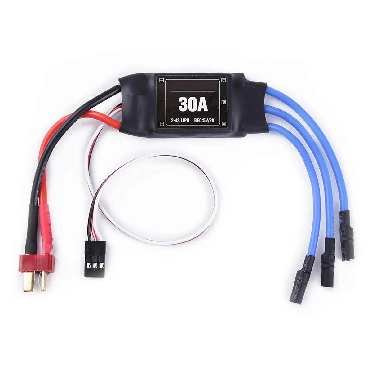 4PCS 2-4S 30A RC Brushless ESC T Plug Electric Speed Controller 5V 2A for 2 to 4S Lipo Battery Multicopter Quadcopter