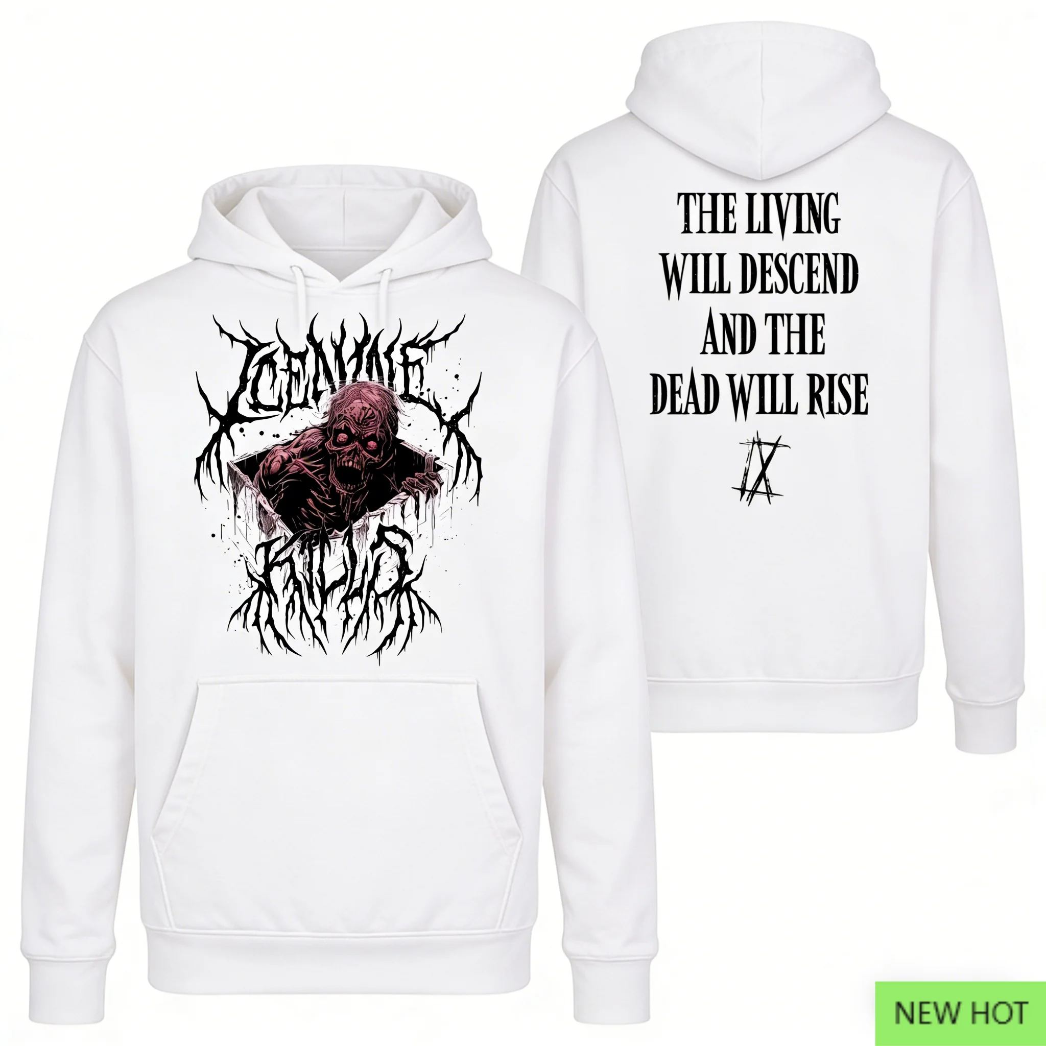 Sudadera con capucha Cannibal Corpse Dark Death Metal, sudadera Death Metal, perfecta para fanáticos que aman los Estados Unidos Death Metal y sangre Dark Vibe