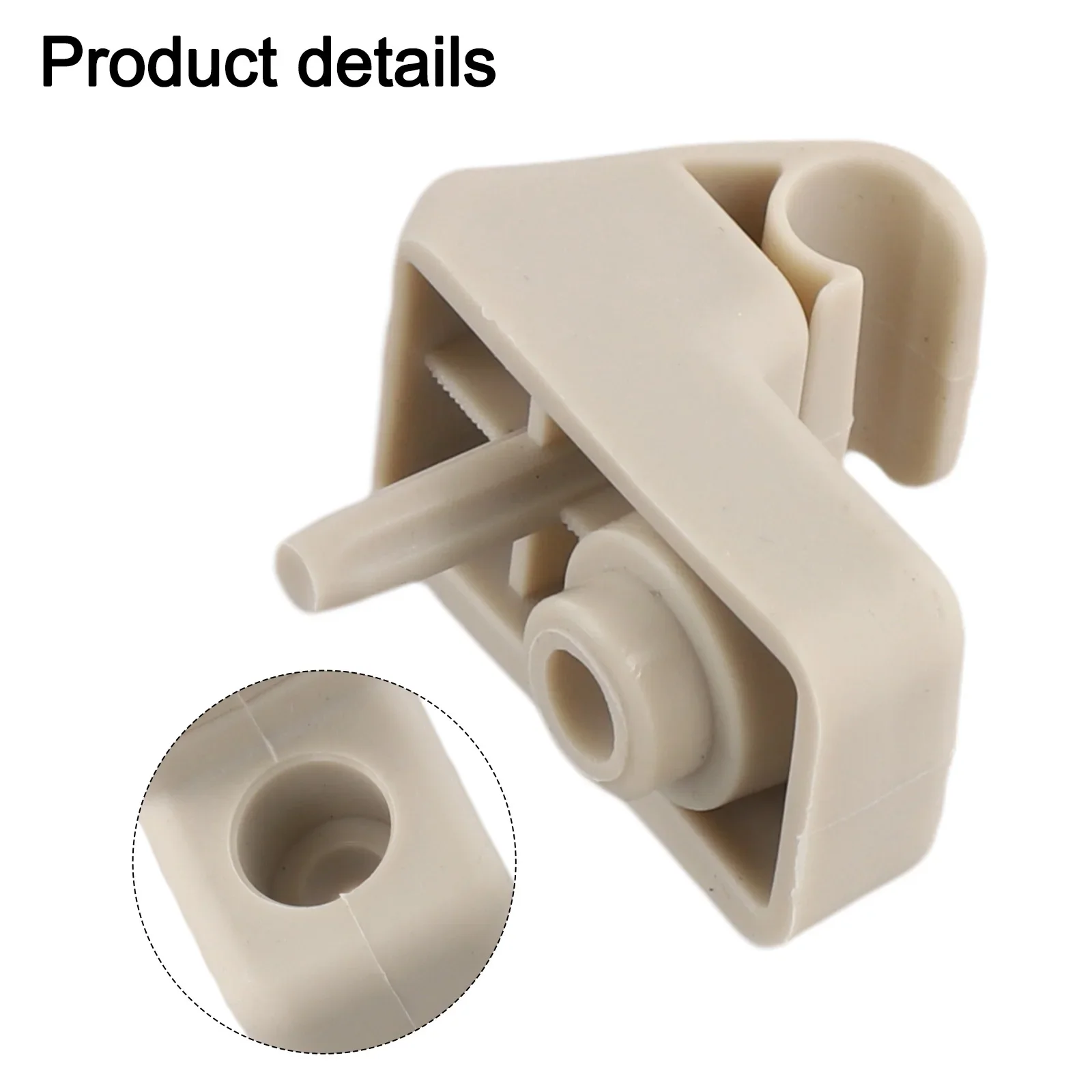 Car Interior Sun Visor Holder Beige Beige Color Direct Installation High Universality Fitment Practical And Reliable For Fiat