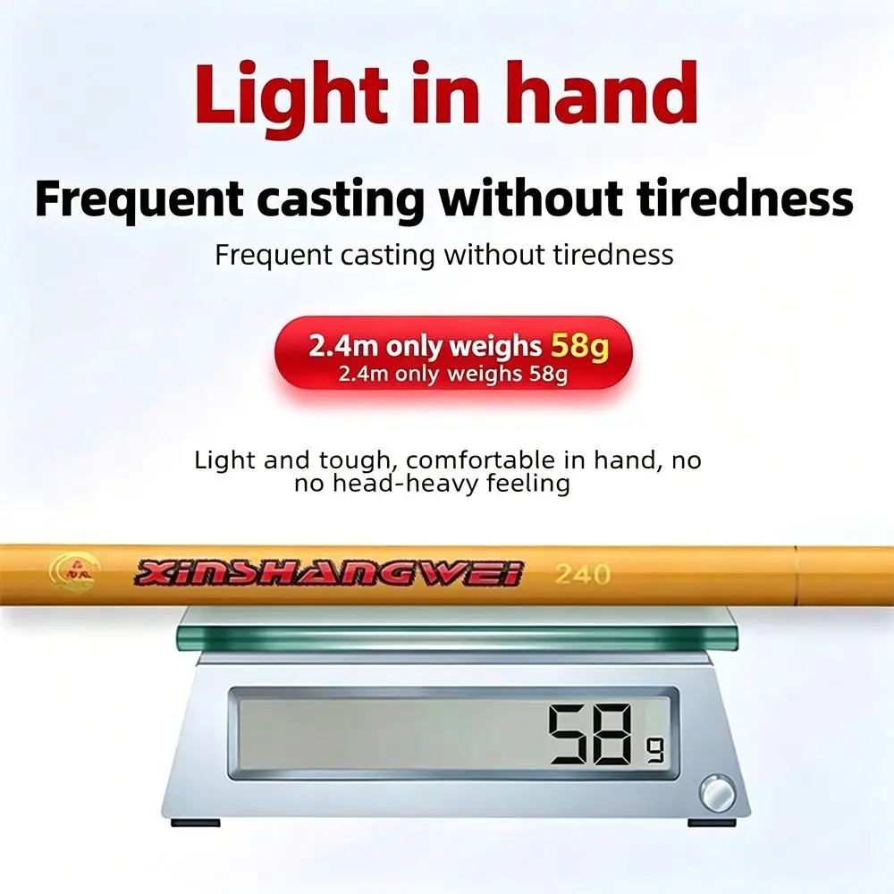 Durable Ultralight Telescopic Fishing Rod Portable Mini Carp Feeder SuperHard Travel Fishing Tackle Fishing view 4