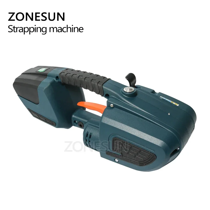 ZONESUN JDC 13 مللي متر-16 مللي متر PET PP أدوات آلة الربط البلاستيكية بطارية تعمل بالطاقة 4.0A/12 فولت آلة حزام البطارية مع 2 بطاريات