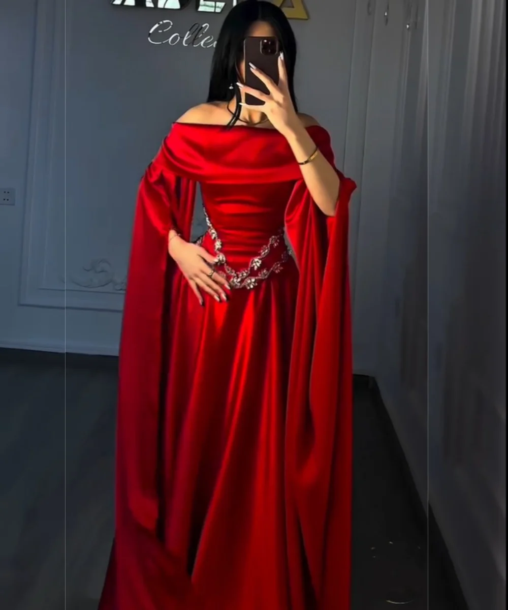 

Индивидуальные ретро-платья из шармеза с плиссировкой и пайетками, А-силуэт, с открытыми плечами, длинные, для выпускного вечера, на заказ, в китайском стиле