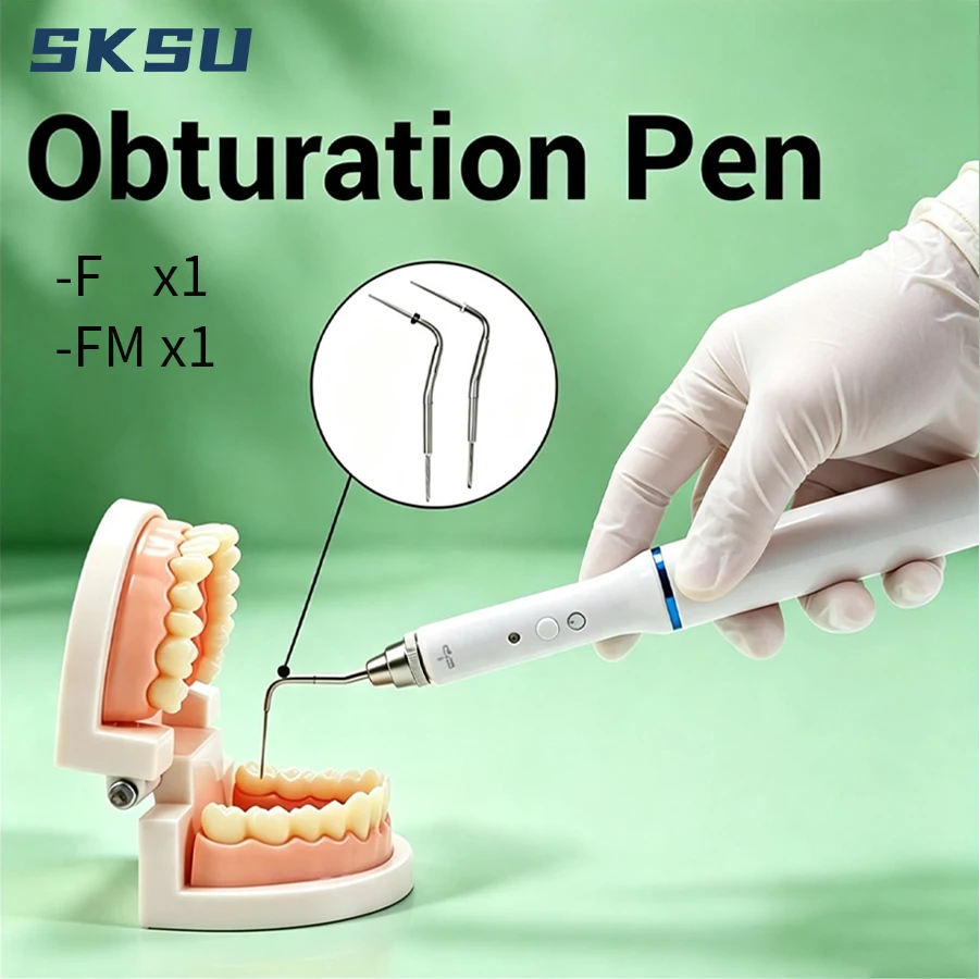 Dental Cordless Gutta Percha Obturation Pen Root Canal Filling System +2 Tips 3 Second Rapid Heating Dental Gutta-percha Cutter