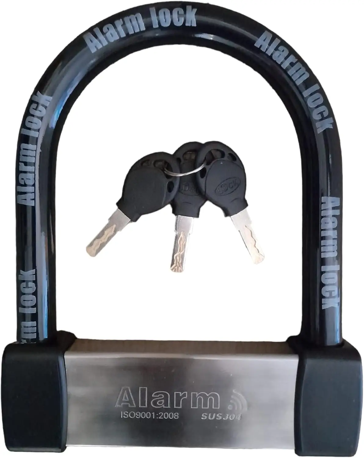 

Сверхмощная противоугонная сигнализация U-образный замок для электронных велосипедов, скутеров, мотоциклов — нержавеющая сталь 16 мм, 3 ключа, защита от атмосферных воздействий