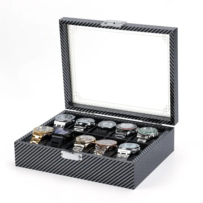 Dustproof Watch Storage Box 2/6 Slots Wrist Watches Organizer Case Mechanical Watch Storage boxes Desktop Watches Display Cases