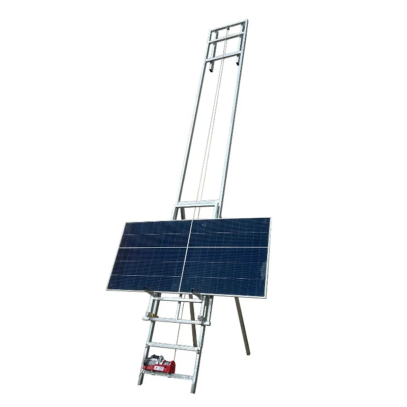 لوحة رفع السقف الضوئية المنحدرة، لوحة طاقة شمسية، منحدر تركيب مخصص إلى الجزء العلوي، تحول تلقائي ورفع الوجه