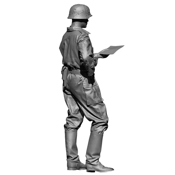 1/35 Resin Soldier Model Kit Self Assembly and Coloring A-2004