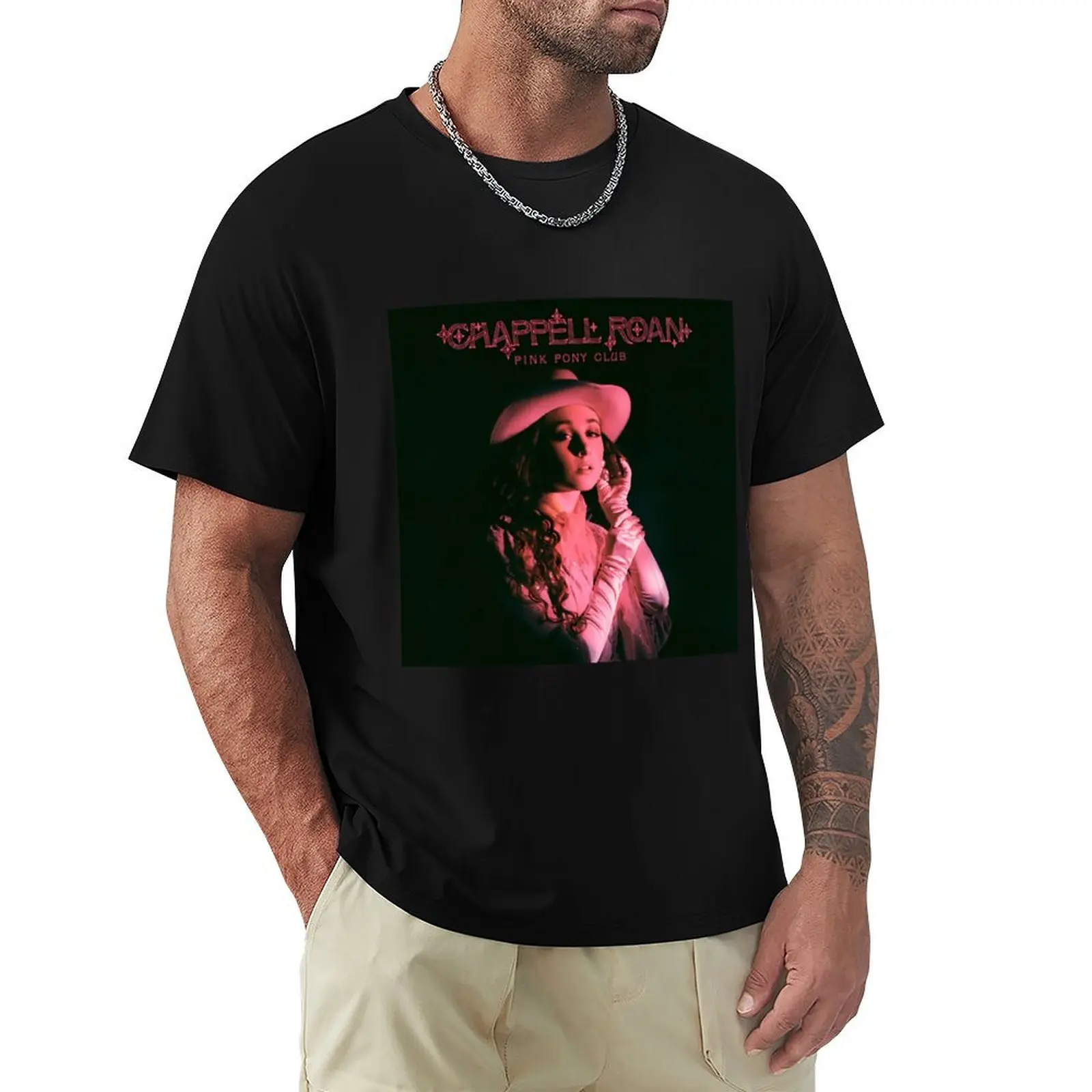 

Chappell Roan Pink Pony Club T-Shirt Holiday Simple Tee Shirt