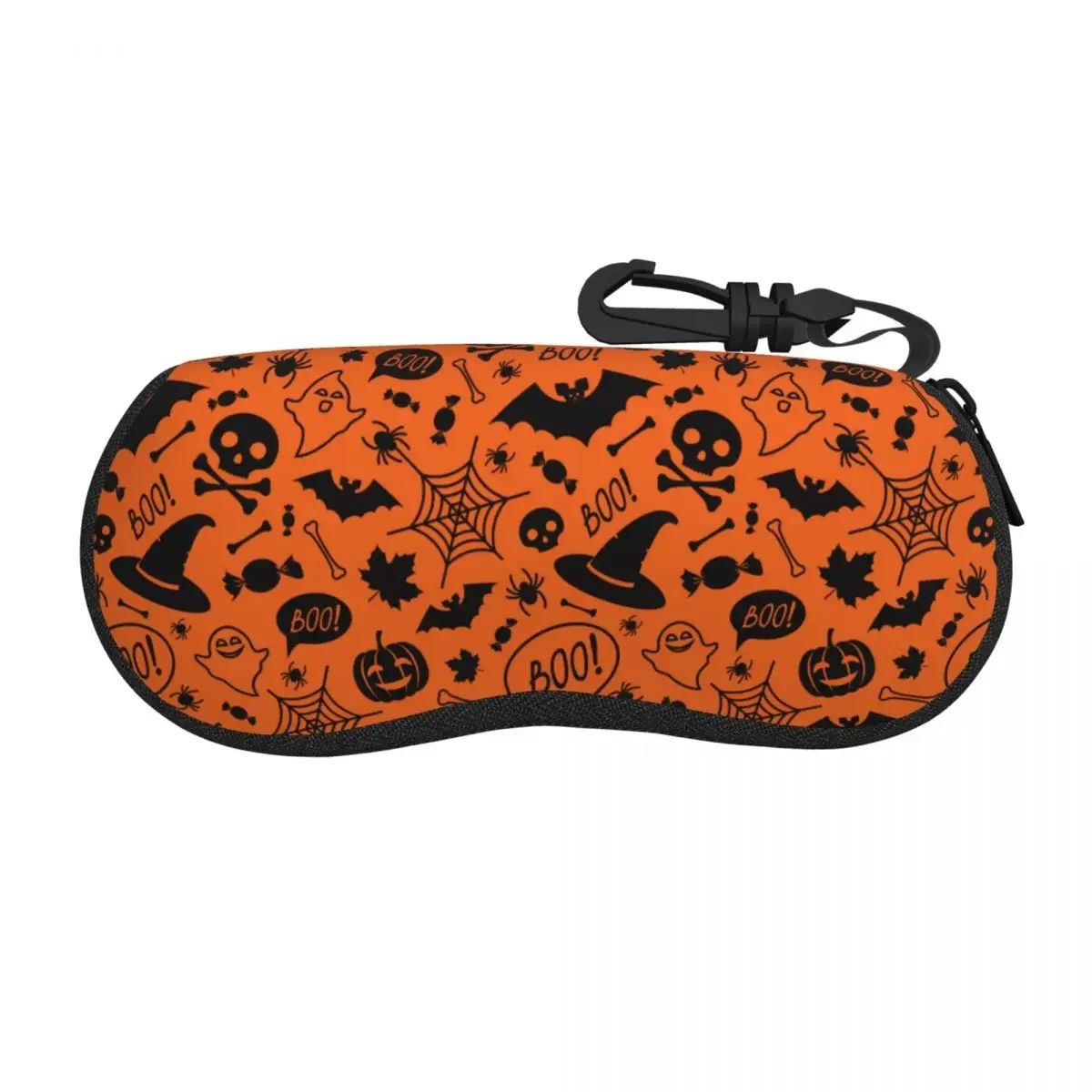 Halloween Cartoon Glasses Case Student Pumpkin Skull Bat Spiders Ghost Bon Candy Web Eyewear Protector Ins Glasses Box