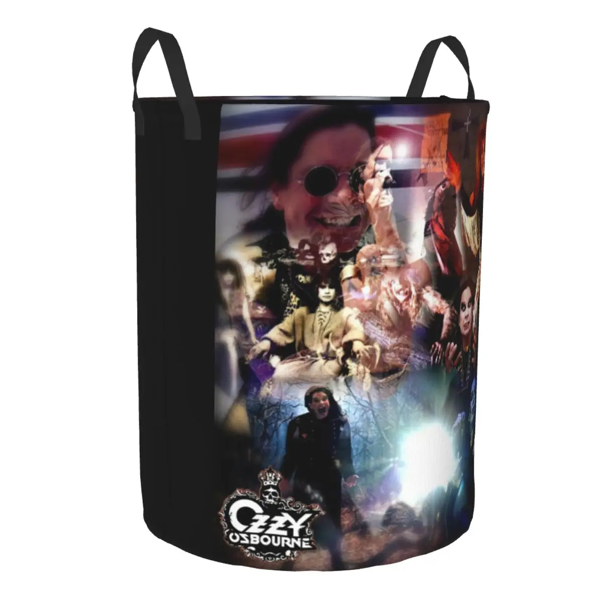 Ozzy Osbourne Prince Of Darkness Laundry Hamper Large Storage Basket Heavy Metal Band Rock Girls Boys Toy Organizer