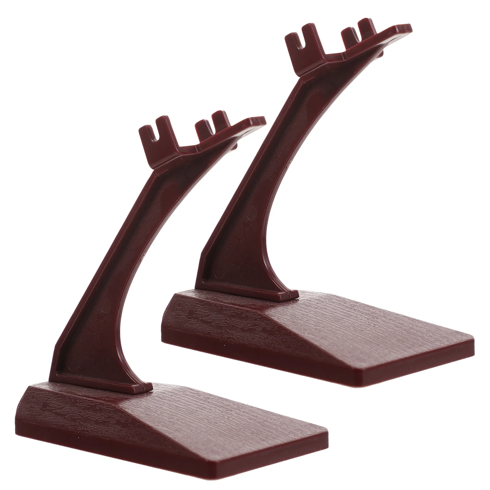 

2 Pcs Bracket Practical Display Stand Aircraft Model Support Tool Holder Models Plastic