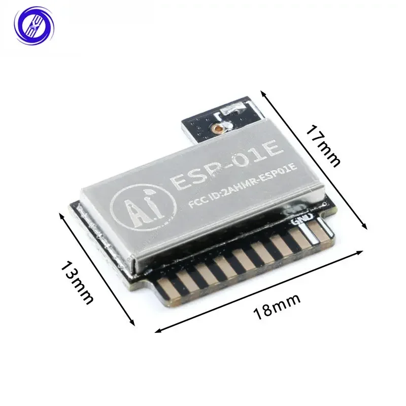 ESP-01 ESP-01E ESP8285 WIFI Wireless Module Serial Port TTL to WiFi Transparent Transmission UART GPIO ADC PWM SPI I2C DIP-18