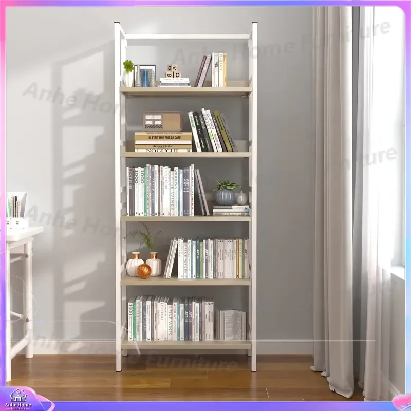 Foldable Storage Rack Vertical Multi Layer Shelf Organizer for Living Room Bedroom Kitchen Home Space Saving Bookcase Cabinet
