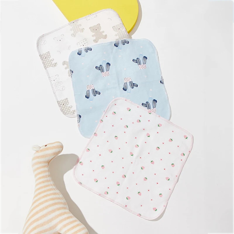 

Cotton Baby Face Towel Newborn Baby Items Baby Bibs Handkerchief Soft Saliva Towel Feeding Burp Cloths
