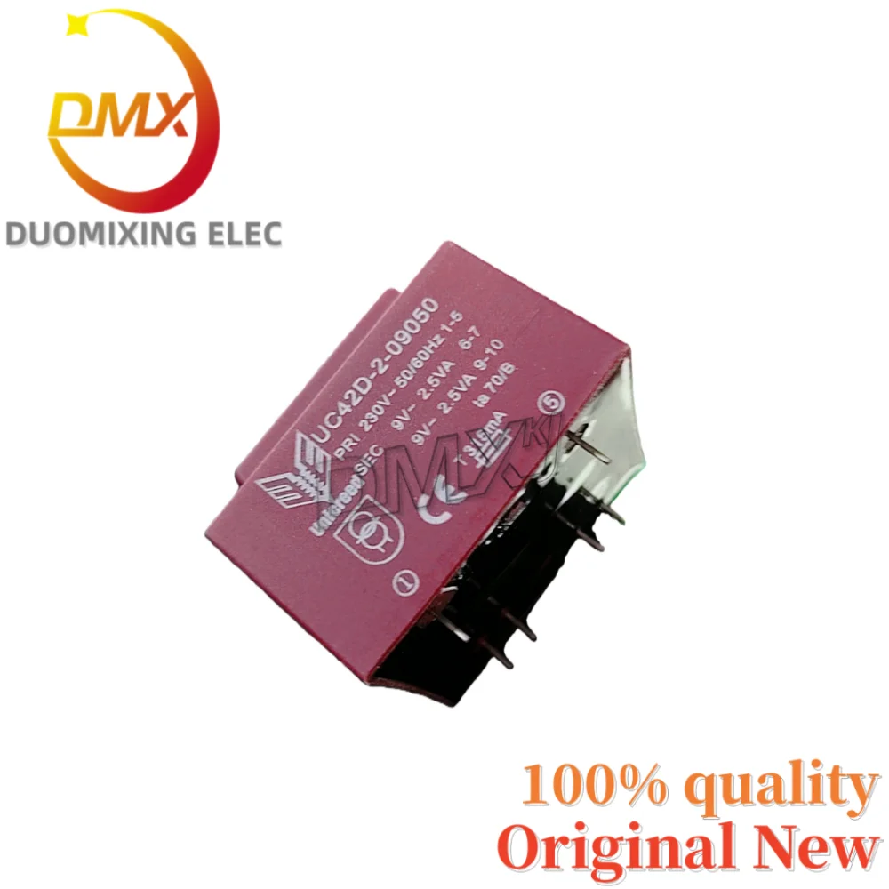2PCS/Lot UC42D-2-09050 PRI 230V~50/60Hz SEC 9V~2.5VA Potted Transformer