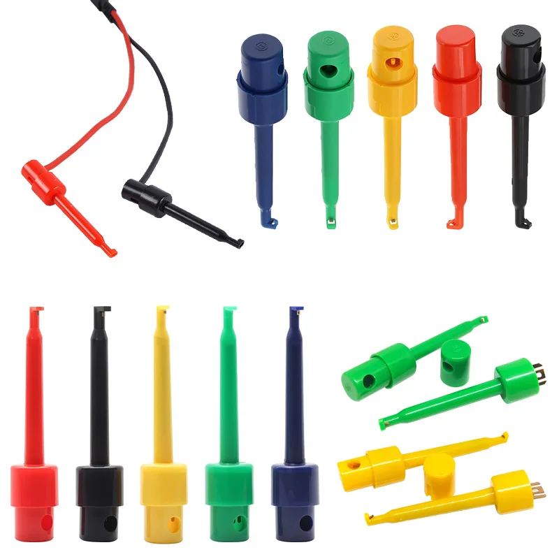 10Pcs Large 57mm Hook Clip Electrical Connector SMD IC Test Hook Clips Welding DIY Accessories