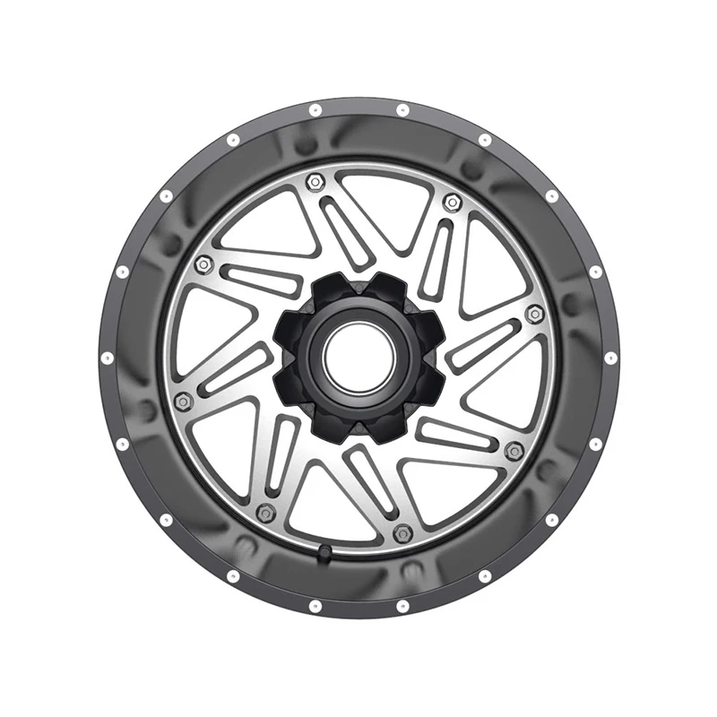 17-20 inch seven spoke matte black alloy rim luxury sports sedan aftermarket tuning replacement wheel