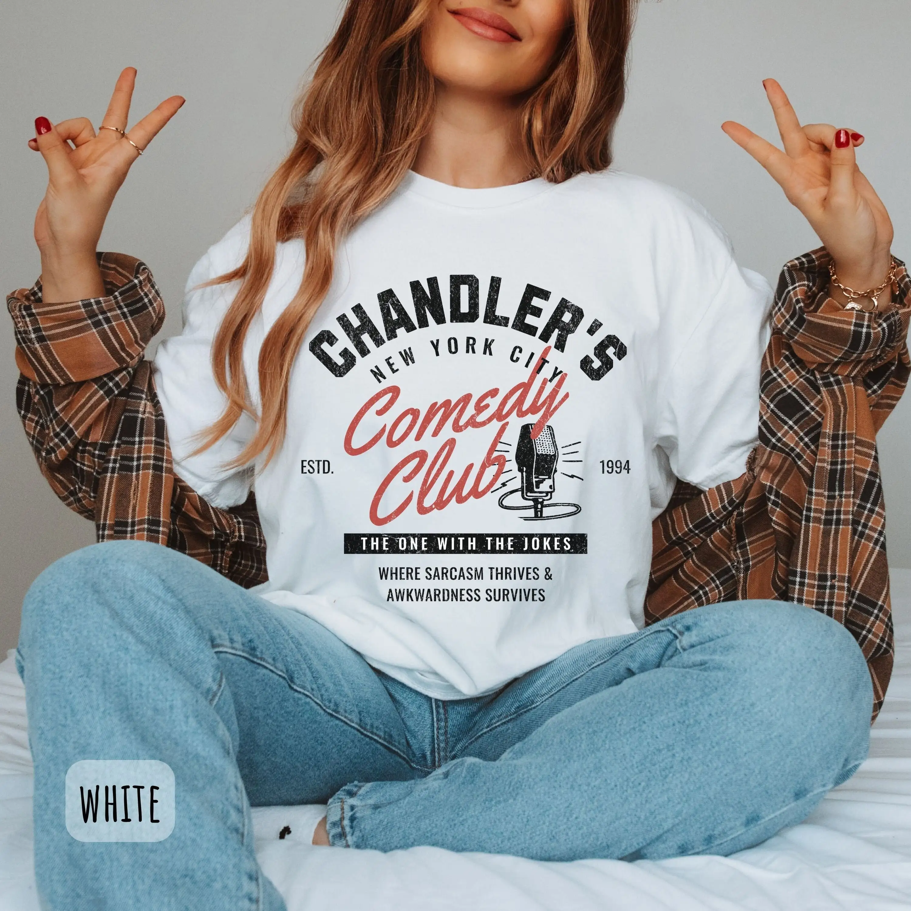 

Chandler Friends T Shirt Bing s Comedy Club 90s TV Show