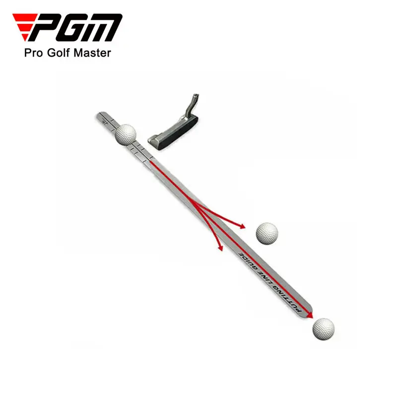 PGM Golf Correction Putter Ruler Putter Track Guide Maintains Forward Spin Ball Golf Swing Trainer Golf Training Aids JZQ026