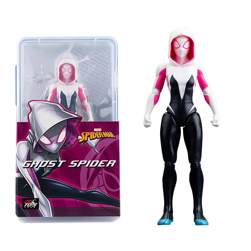 Hot ZDTDS 18CM Avengers Legends Figure Ghost Spider Iron Man Panther Hulk Captain Thor Falcon Miles Morales Thanos Figurine Toy - view 3