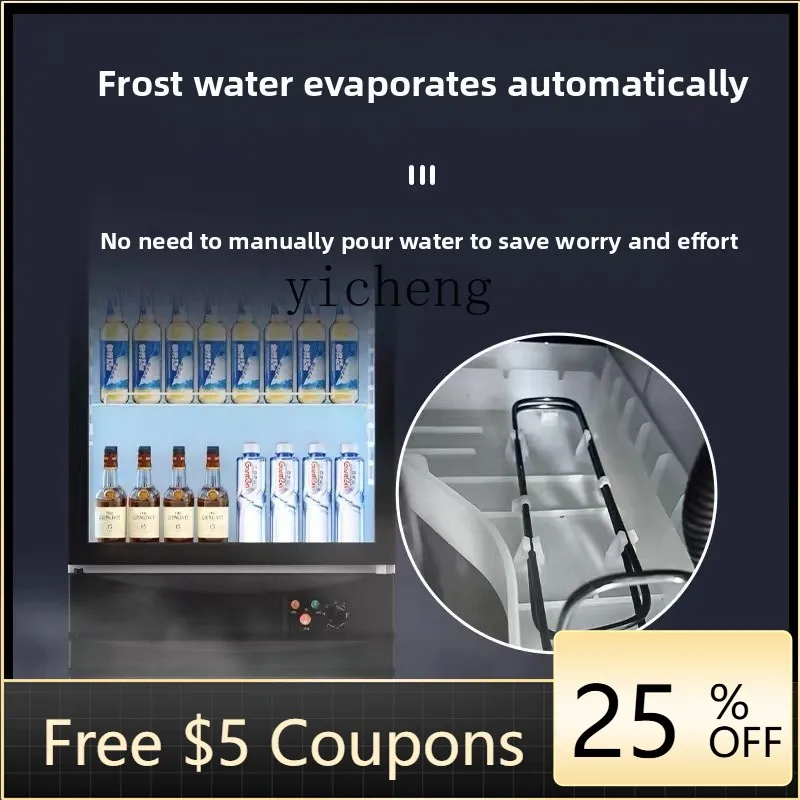 

A22 Commercial Beverage Cabinet Single/Double Door Beer Refrigerated Display Cabinet Fruit Preservation Upright Glass