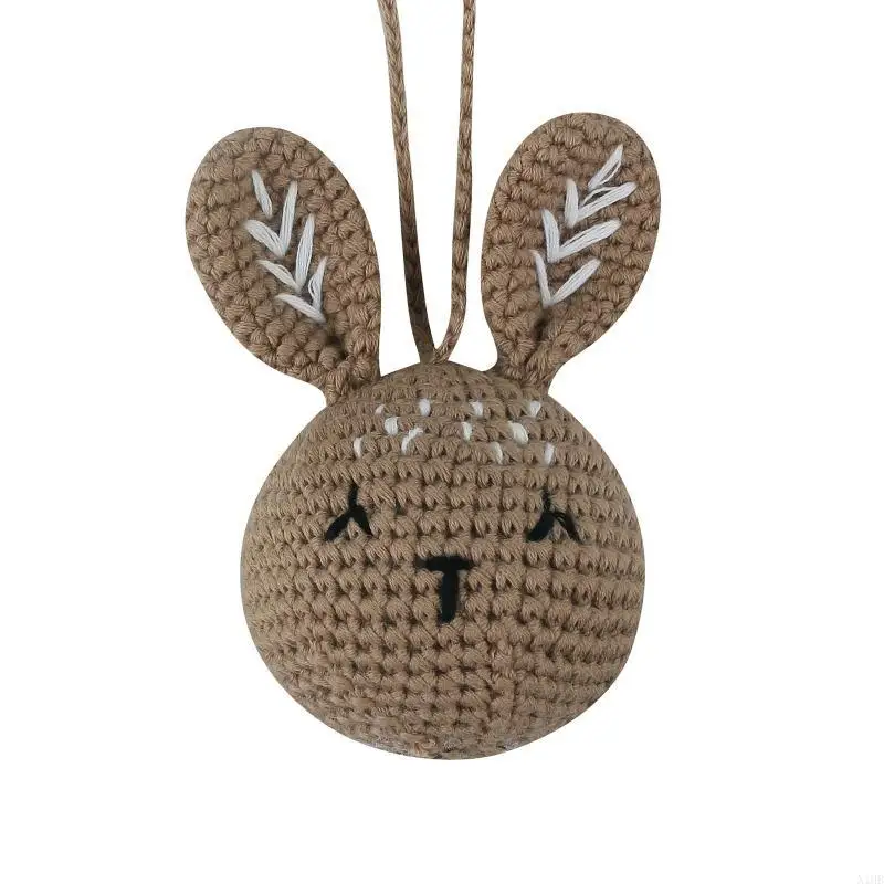 سرير طفل معلق زخرفة قلادة القطن مع جرس داخل لعبة تفاعلية #1