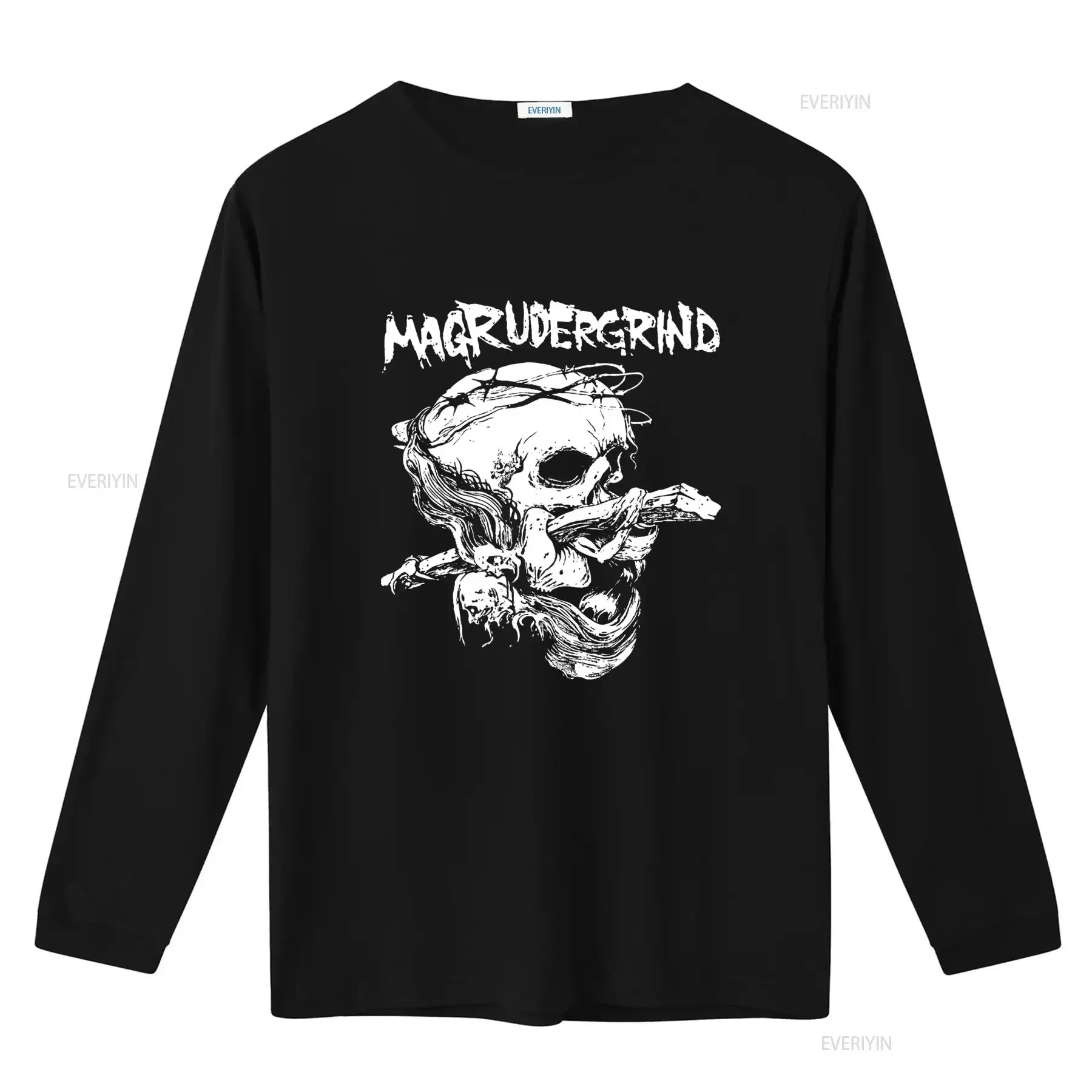 New Limited Magrudergrind Classic Skull Barbed Wire Print T Shirt Size S 2XL vintage Washed Comfortable Slightly graphic Unisex