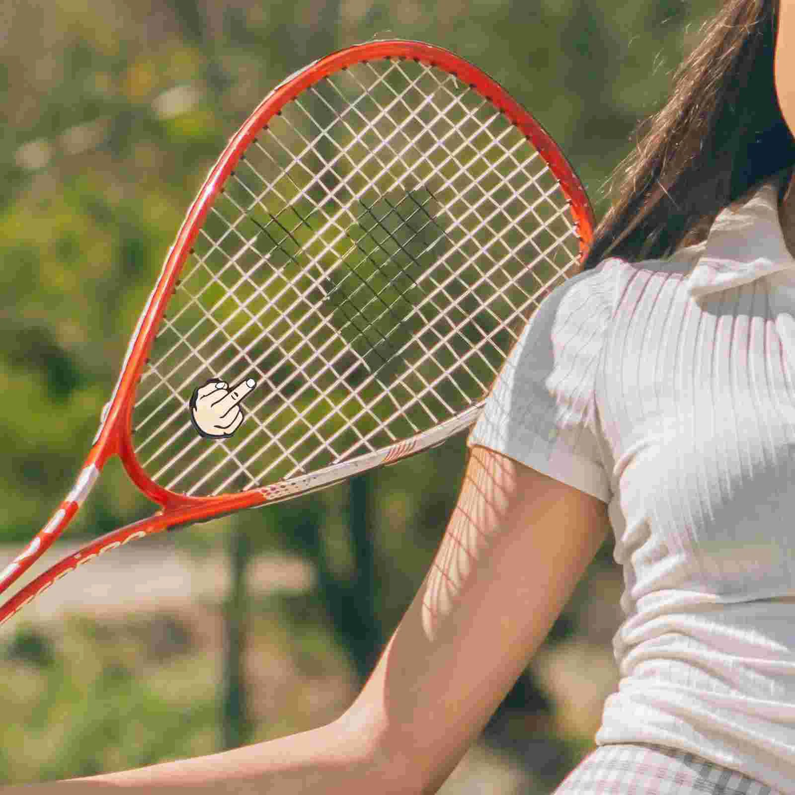 4 Pcs Tennis Racket Shock Absorber Shocks Balls Small Dampener Shocking Silicone Damper Accessories Piece Set