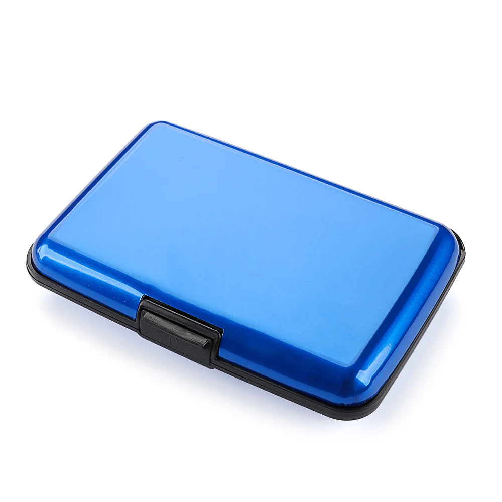 Edelstahl-Kreditkartenhalter, 10 Fächer, für Herren, schlank, Anti-RFID, Reise-ID-Karteninhaber, Debitbox, Damen-Geldbörse, Metallgehäuse, Porte Carte
