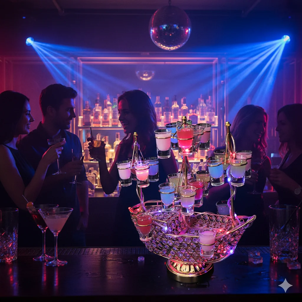 

Бар, креативная парусная лодка, светящийся подстаканник, KTV, высококачественная коктейльная винная стойка, новый стиль, винная стойка для чашек с пулей