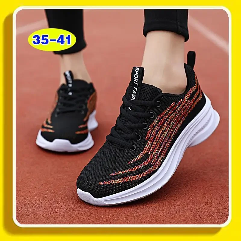 

Женская обувь, новинка 2024, летняя обувь, женские Популярные Красные кроссовки, повседневная обувь на платформе для тенниса