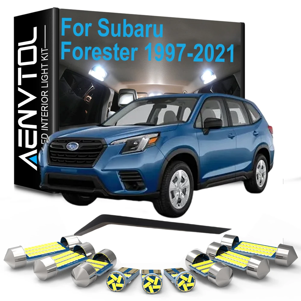 LED Interior Dome Map Light Bulbs Kit For Subaru Forester SG SH SJ SK 1997- 2015 2016 2017 2018 2019 2020 2021 Accessories