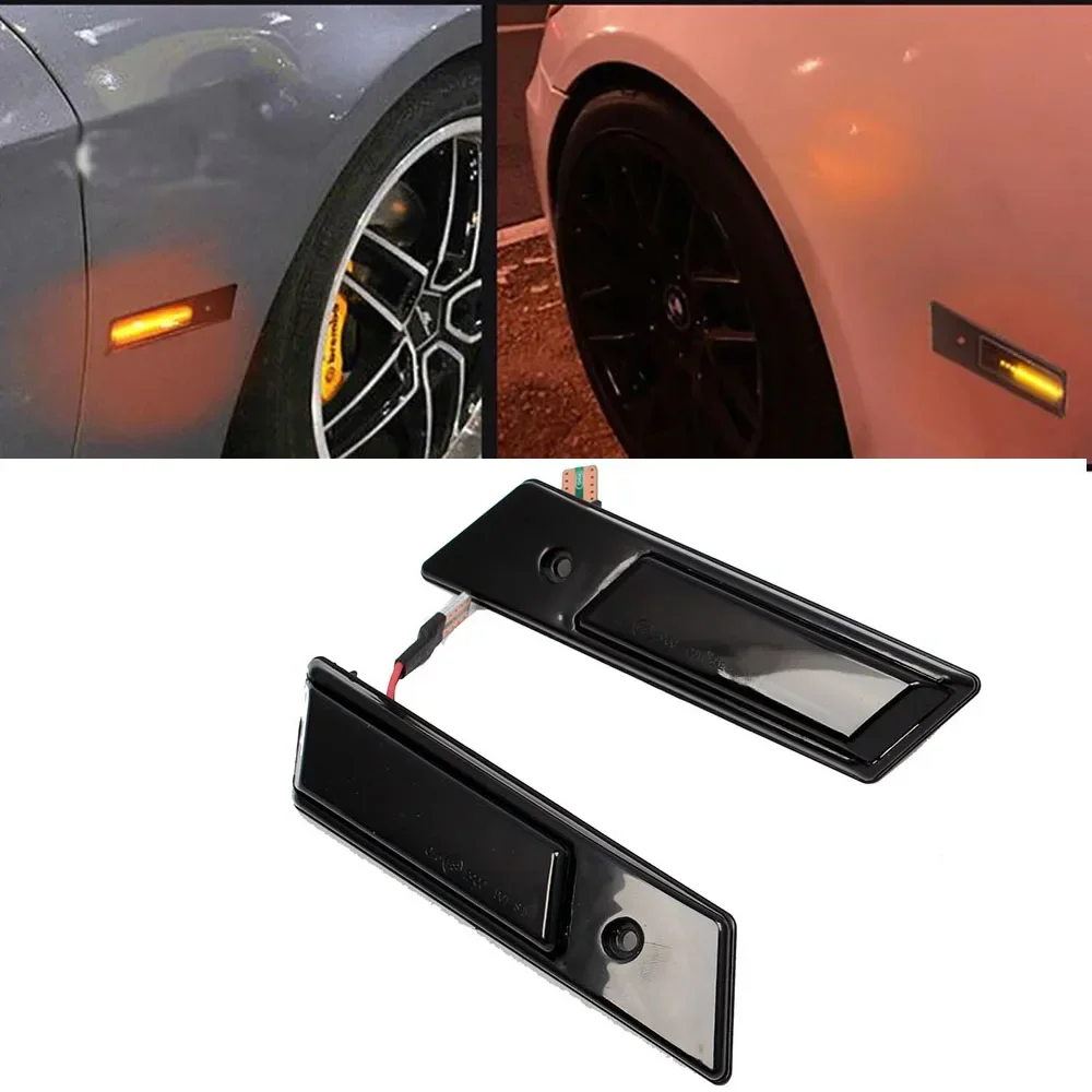 

For BMW 3 5 7 Series E30 E34 E36 E32 E28 E24 Led Dynamic Turn Signal Lamp Side Marker Lights Fender Sequential Indicator Blinker