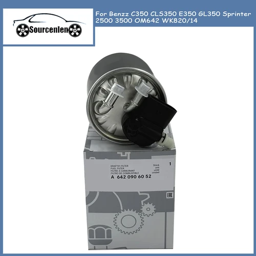 A6420906052 6420906052 nuevo filtro de combustible A6420903152 6420903152 para Benzz C350 CLS350 E350 GL350 Sprinter 2500 3500 OM642 WK820/14